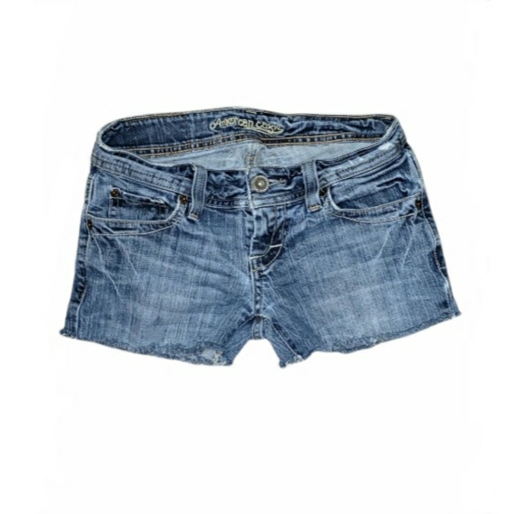AEO Jean Shorts Size 0 American Eagle Outfitters Blue